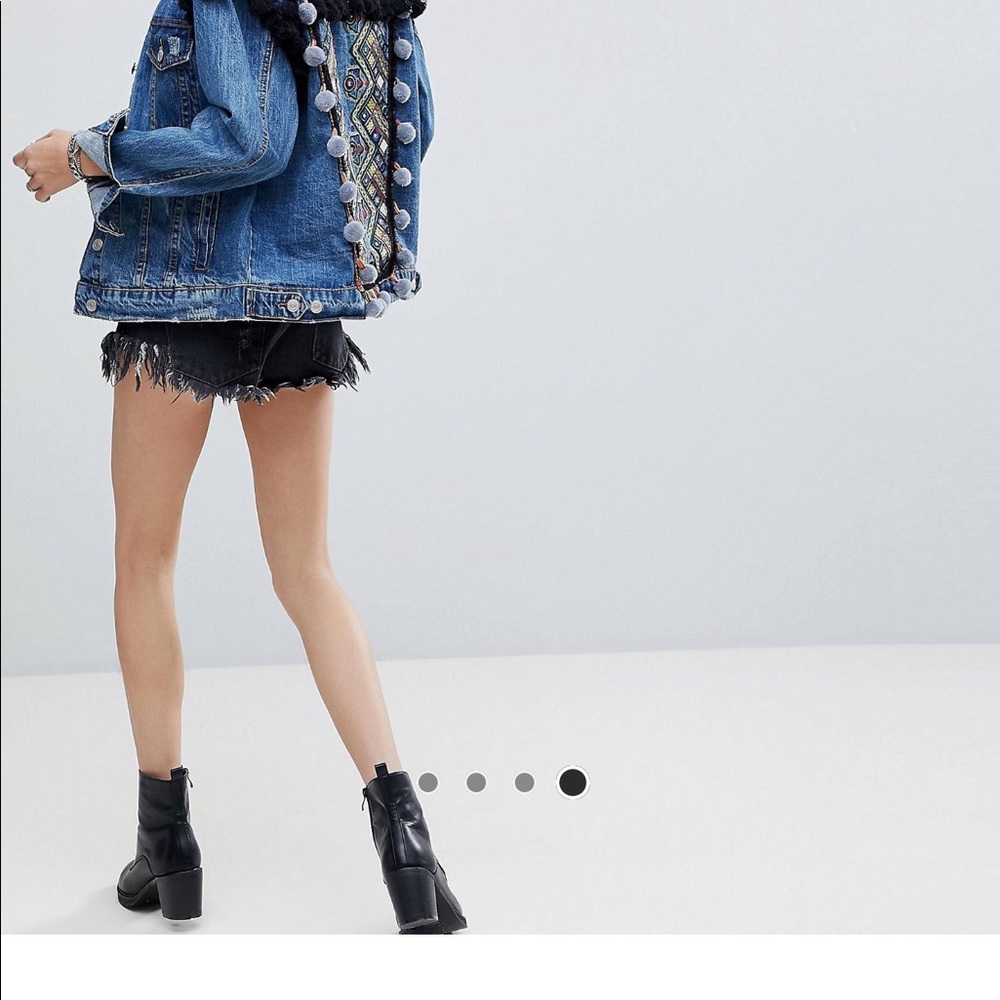 Aztec Print Jean Jacket - Picture 3 of 3